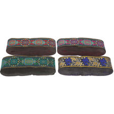 4 Rolls Ethnic Embroidery Ribbon Gift Accessories Craft Making Clothing