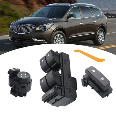 Interruptor de control de ventana para Chevy Silverado/GMC Sierra 1500 2500HD 3500HD 2007-13 Foto 1 de 4