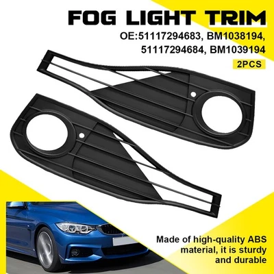 Par de cubiertas de bisel de luz antiniebla para BMW 440i Gran Coupé 2017-20 base 51117294683 Foto 1 de 4