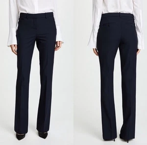 NWT THEORY Max C3 in Navy Sevona Stretch Wool Trouser Pants 6 X 34 $255 - Picture 1 of 9
