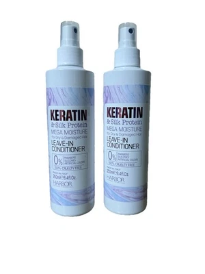 2 HARBOR KERATIN & SILK PROTEIN MEGA MOISTURE LEAVE-IN CONDITIONER 8.4 OZ SET  - Image 1 of 4