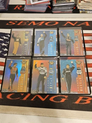 2003 High Gear TOP TIER--Complete 6 card set! NASCAR Racing Cards Stewart Gordon - Image 1 of 4