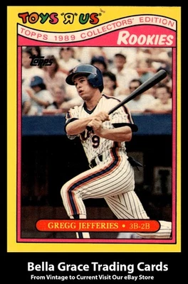 1989 Topps Toys "R" Us Rookies Gregg Jefferies #15 New York Mets MLB Baseball  - Image 1 of 2