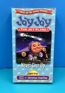 Jay Jay The Jet Plane VHS Tape,  Never Give Up, Stories for Christian Families - Picture 1 of 7