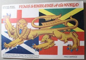 * BROOKE BOND TEA CARDS FLAGS AND EMBLEMS COMPLETE 50 CARD SET #TBF11 - Picture 1 of 10