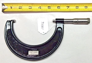 SLOCOMB 3 - 4" Machinist's Micrometer (.001"), Steel Faces Providence, R.I. USA - Picture 1 of 5