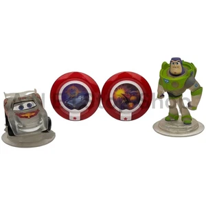 Disney Infinity 1.0 Race to Space Toys R Us exclusivo Lightning McQueen & Buzz - Imagen 1 de 3