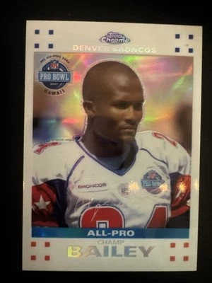 2007 Topps Chrome - All-Pro Champ Bailey #TC101 White Refractor /869 - Image 1 of 2