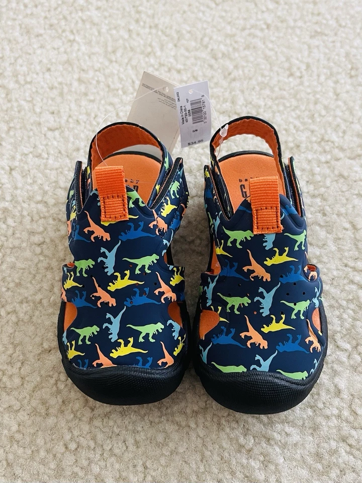 Sandalias Dino 5/6 Baby Gap para niños pequeños nuevas con etiquetas Foto 1 de 4