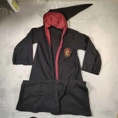 Harry Potter Mundo Mágico Gryffindor Quidditch Bata Negra Juventud Grandes Rubíes Foto 1 de 4