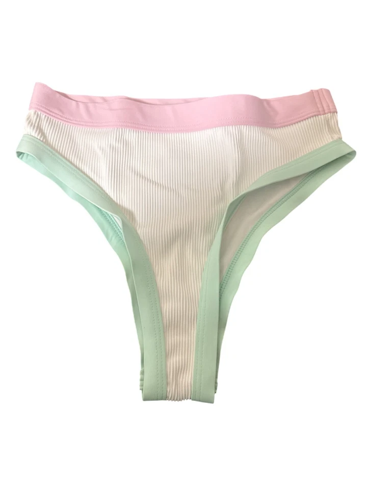 Roxy ESF10617 Women's Bikini Bottoms Bright White Size Medium