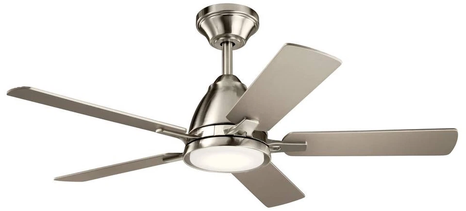 44" Kichler Arvada Stainless Steel LED Ceiling Fan with Wall Control - Image 1 of 1