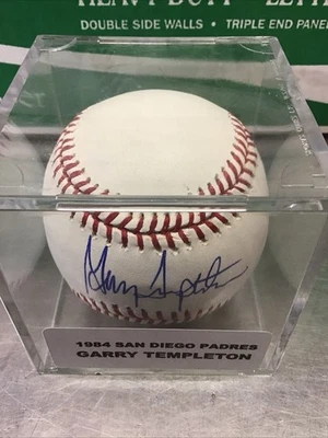 GARY TEMPLETON SIGNED Autographed BASEBALL SAN DIEGO PADRES - Image 1 of 3