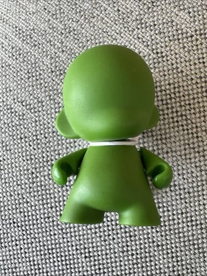Kidrobot DIY MUNNYWORLD Munny Mini Pure green PVC Vinyl Figure Sofubi H10CM.2.5” - Image 1 of 4