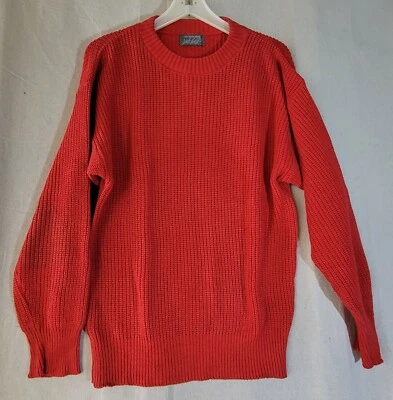 Suéter de algodón rojo vintage Lord & Taylor para hombre grande The Mans Shop Foto 1 de 4