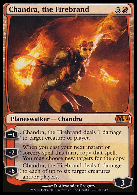 CHANDRA THE FIREBRAND NM M12 MTG Red - Planeswalker Mythic - Image 1 of 1