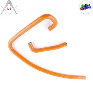 Orange For Land Rover Discovery 300TDI Silicone Radiator Crankcase Breather Hose - Picture 1 of 5