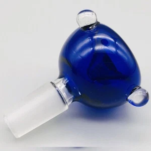Cuenco de vidrio azul de 14 mm de repuesto macho para mango de pipa de fumar bong cachimba cachimba - Imagen 1 de 12