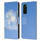 Simone Gatterwe Pegasus And Unicorns Leather Book Wallet Case For Huawei Phones