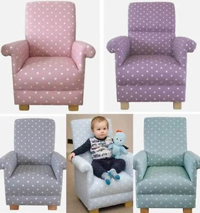 Kindersessel Clarke Dotty Spot Stoff Kinderstühle Tupfen Fleck Neu - Bild 1 von 42
