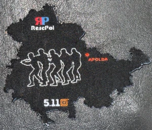 5.11 Tactical RescPol Germany Exclusive Patch APOLDA Rare - Picture 1 of 2