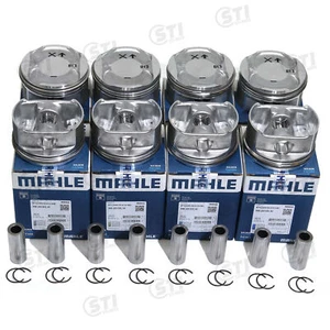 MAHLE 8x Piston&Ring Kit STD Φ93mm For Porsche Cayenne S 4.5L V8 955 9PA M48.00 - Picture 1 of 5