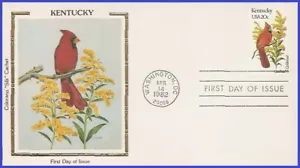 USA4 #1969 U/A COLORANO SEDA FDC Kentucky - Imagen 1 de 1