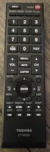 Mando a distancia original Toshiba LCD TV CT-90325 40E20U 37E200U 50L1350U 65HT2U - Imagen 1 de 3