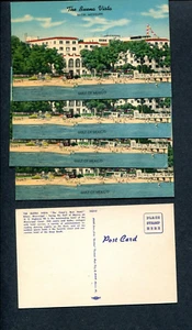 5 postales sin usar como nuevo: Buena Vista Hotel-Motel, Biloxi, MS Prob. Años 50 - Imagen 1 de 1