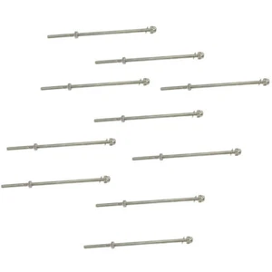 3/16'' Stainless Steel Cable Railing Swage Threaded Stud End Fitting - PACK 10 - Picture 1 of 5