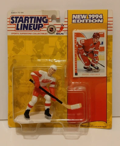 1994 STARTING LINEUP SERGEI FEDOROV  DETROIT RED WINGS NHL HOCKEY Cover