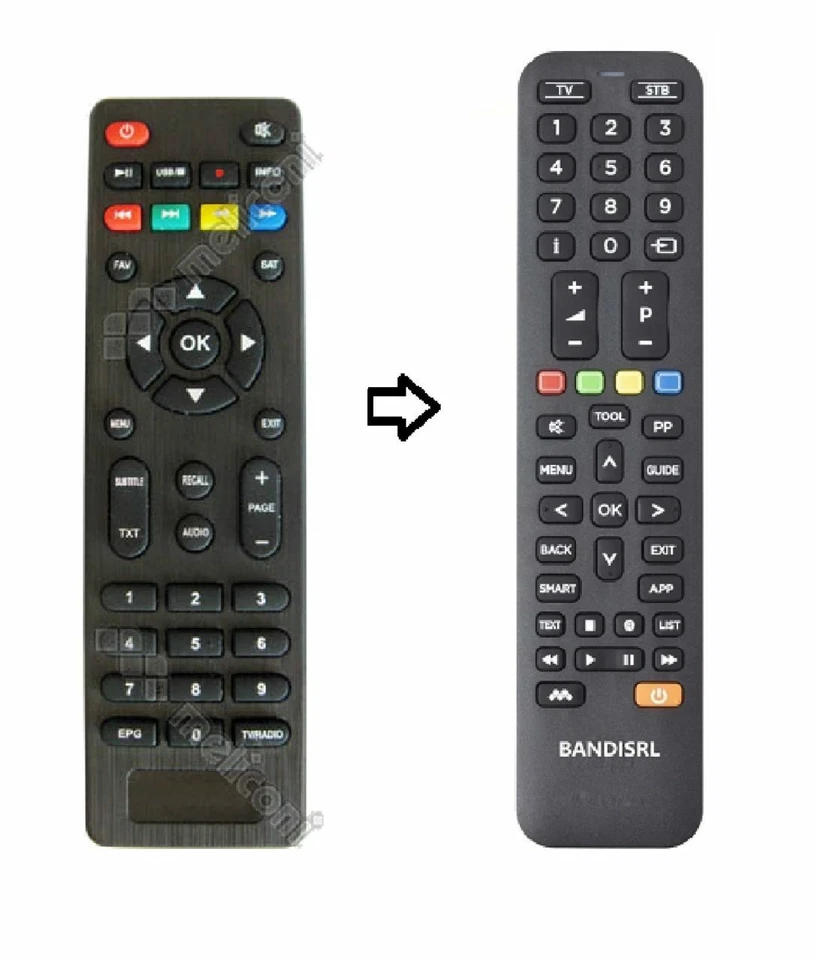 3035* Telecomando compatibile già programmato per DIGIQUEST 8200 HD - Immagine 1 di 1