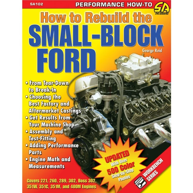 How To Rebuild The Small Block Ford - Engine Rebuild Book 289 302 351 Mustang - Image 1 of 1