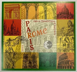 BLOC CNEP N°37 - Salon Philatélique d'Automne Paris 2002 - Paris-Rome - Picture 1 of 1