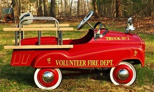 Gearbox Firetruck Pedal Car. Very Original - Picture 1 of 10