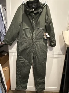 Mens KEY INDUSTRIES OUTERWEAR Insulated Twill Coveralls  NEW Sz XLR - Picture 1 of 16