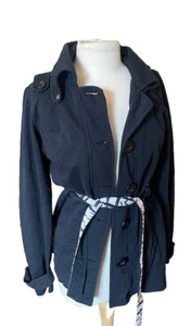 SELF ESTEEM TRENCH STYLE COAT, BLACK, Large - Picture 1 of 4