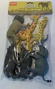 Wild Republic Polybag AFRICAN Animal Collection 6pcs. Large 5”-7” PVC Playset - Picture 1 of 10