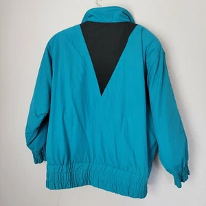 VTG London Fog Glacial Colorblock Down Puffer Ski Jacket Size Large Women - Picture 1 of 11