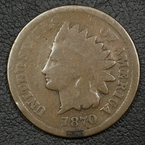 1870 Indian Head Copper Cent Cover