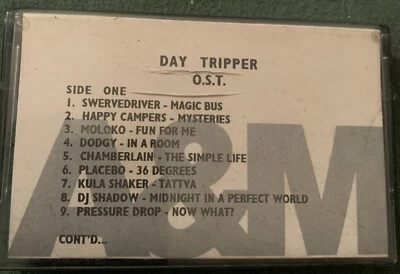 DAY TRIPPER O.S.T  - Rare PROMO Sampler Cassette Tape Album  1997   - Image 1 of 4