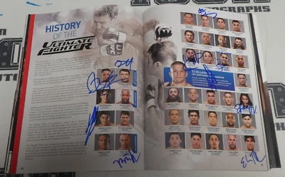 UFC 175 TUF 19 82x Signed Event Program w/ Mark Hunt Frankie Edgar Miesha Tate + - Image 1 of 4