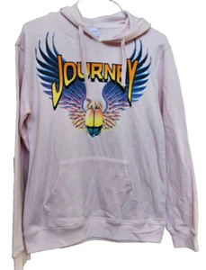 Journey Pink Hoodie Size Medium NEW Band Rock - Picture 1 of 6