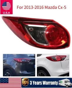Luz trasera izquierda para Mazda Cx-5 2013-2016 lado exterior del conductor con bombilla lámpara trasera - Imagen 1 de 12