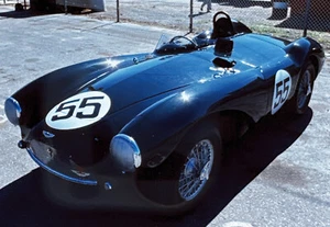 35MM Vintage Photo Slide Aston Martin DB3S Racing Car Aston Martin DB3 S 1977 - Picture 1 of 3