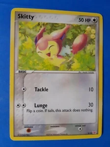 Skitty 6/10 Pokemon card 2004 Latias Trainer Kit MP (hard to find!) - Bild 1 von 2