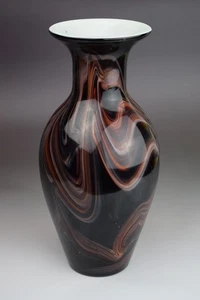Vintage Swirl Glass Vase in style of Carlo Moretti - Bild 1 von 4