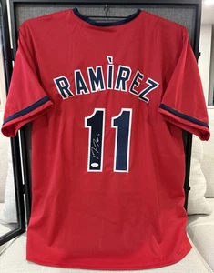 Jose Ramirez Autographed Cleveland Guardians Jersey JSA Certified - Picture 1 of 3