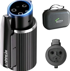 ๐๐๐ฌ๐ฅ๐ to J1772 Adapter, Max 80Amp 250V NACS ๐ญ๐จ Tesla - Picture 1 of 6