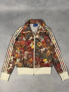 Adidas Farm Fugiprabali Track Jacket Zip Multicolor Floral Women's Size M, UK 12 - Picture 1 of 16